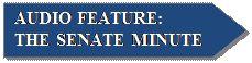 Pentagon: AUDIO FEATURE:  THE SENATE MINUTE  
