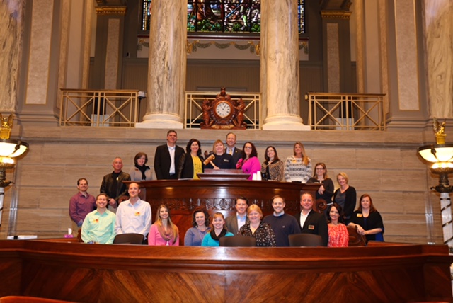 The Vision St. Charles Leadership Group also visited the Capitol this week while they met with elected officials.