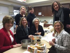 The Senate spouses at The Pantry in Jefferson City. My wife, Allison, is at the top right.
