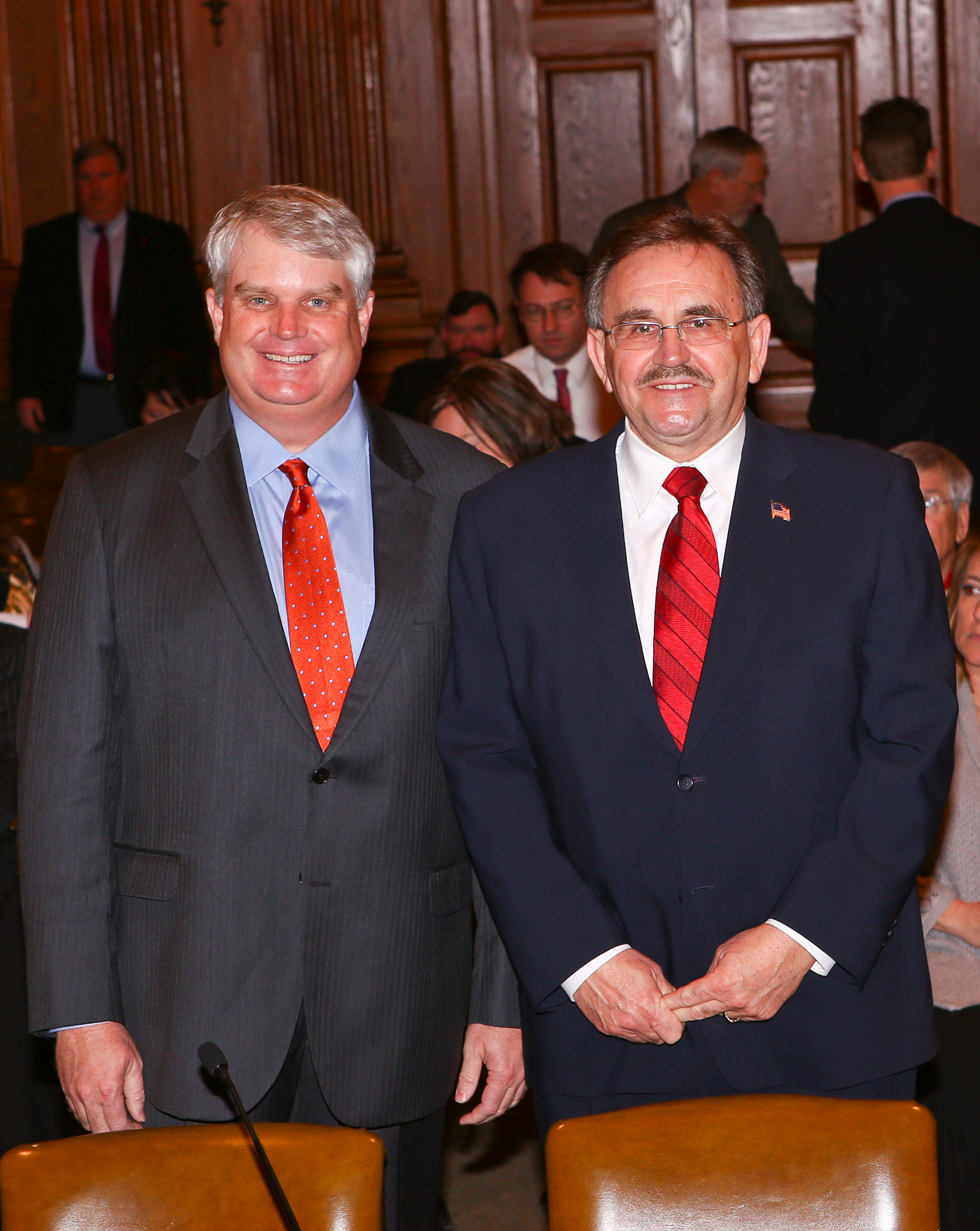 Shown above, Sen. Libla sponsored the appointment of Jason Bean during the Gubernatorial Appointment Committee hearing on Feb. 3, 2016.