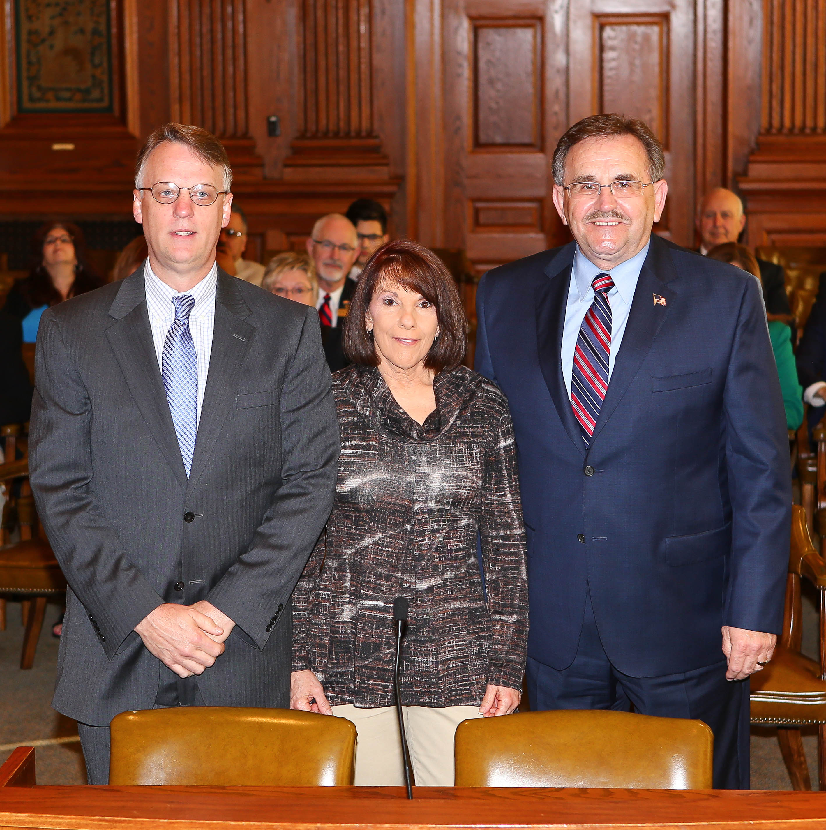 Shown above, Sen. Libla sponsored the appointment of Daryl Sorrell during the Gubernatorial Appointment Committee hearing on March 16, 2016.