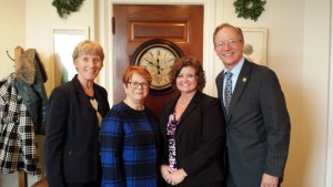 Sen. Onder and members of the St. Charles Coalition of Service Providers