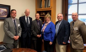 Association of Missouri Electric Day at the Capitol Southwest Electric Cooperative Nick Seiner, Bob Arntz, Dennis Hurley, Senator Crawford, Ted Zeugin & Ed Dority.