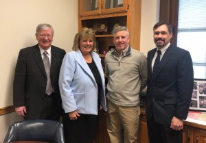Sac Osage Electric Cooperative Don Levi, Senator Crawford, Tim Minehardt & Aaron Ash 