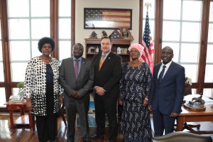 Members of the members of the Kenyan National Parliament (Parliamentary Service Commission) met with various lawmakers, including, Sen. Mike Kehoe, R-Jefferson City. 