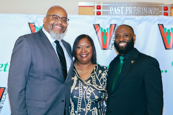 A group of people posing for a photoAI-generated content may be incorrect.